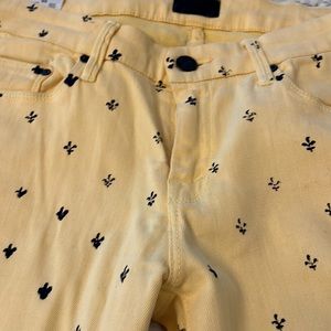 Mother jeans the liquor style ankle zip Fleur di love size 28